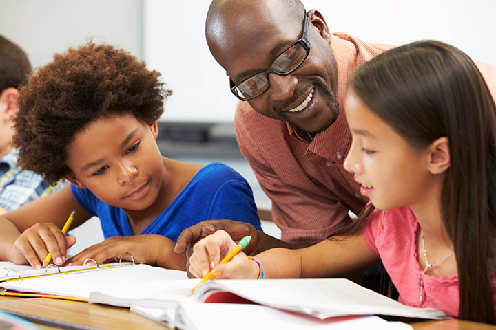 Students learning