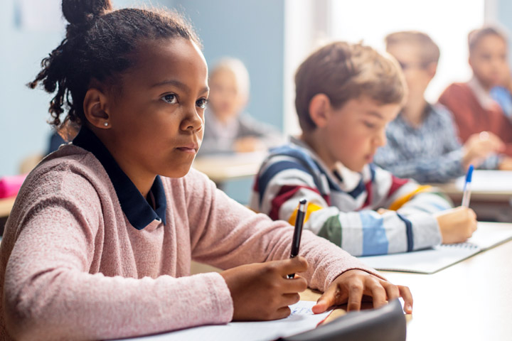 Students in classroom