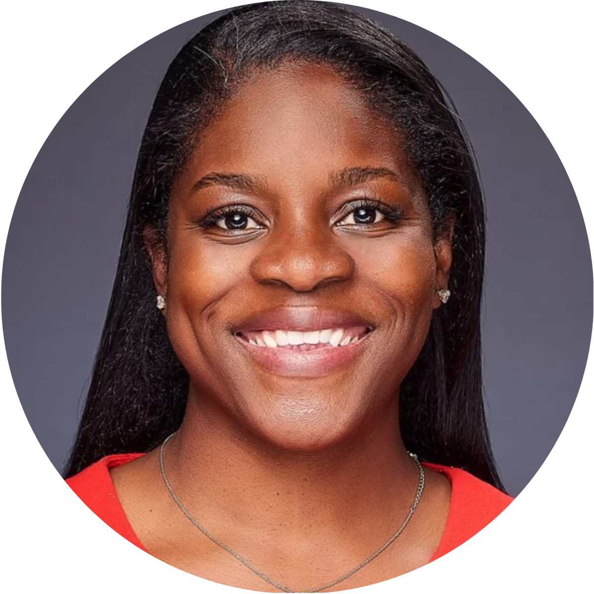 Circular headshot of Michelle Odemwingie